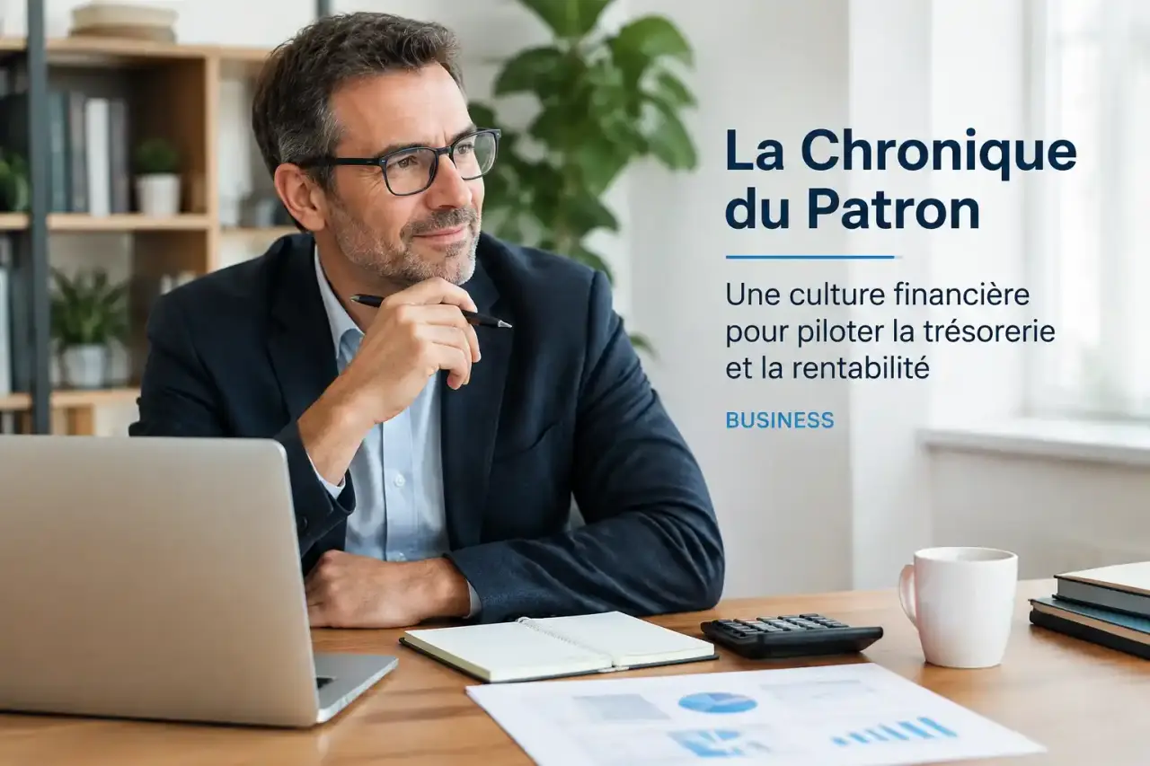 La Chronique du Patron : une culture financière pour piloter la trésorerie et la rentabilité