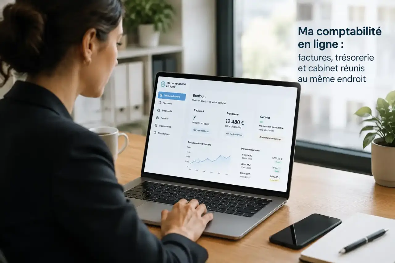 Ma comptabilité en ligne : factures, trésorerie et cabinet réunis au même endroit